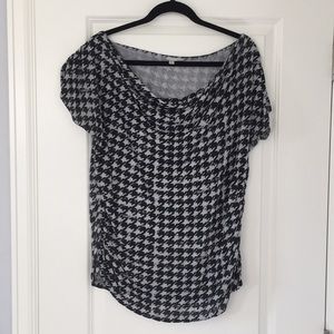 Halogen houndstooth top size XL